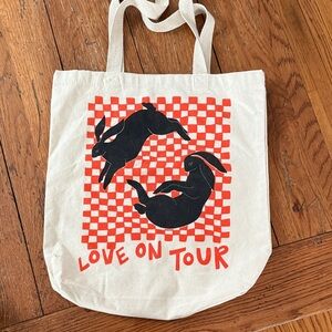 Harry Styles Official Merch Love On Tour Canvas Tote Bag